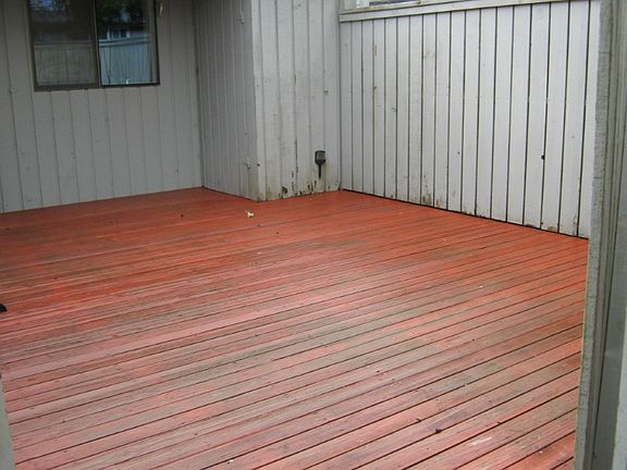 Large, private deck for this unit only.