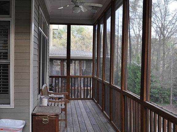 Large screened in deck