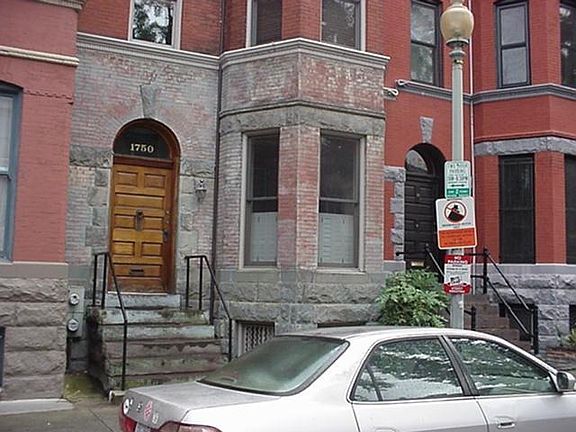 Front facade of 1750 Swann Street NW