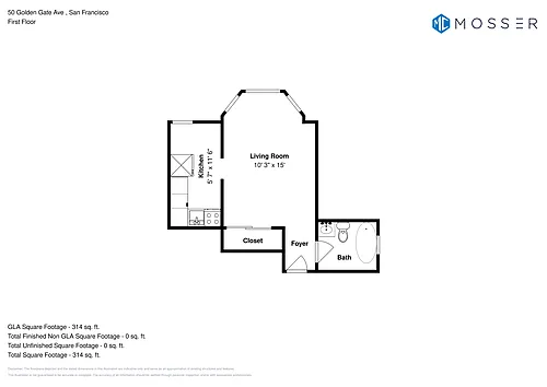 Floor plan Studio - Plan 3