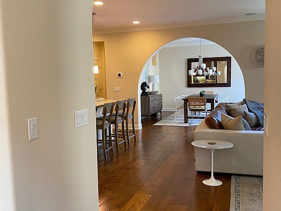 From the main entry door