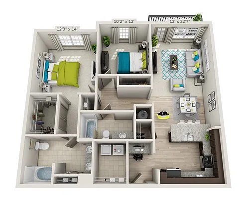Floor plan Dogwood
