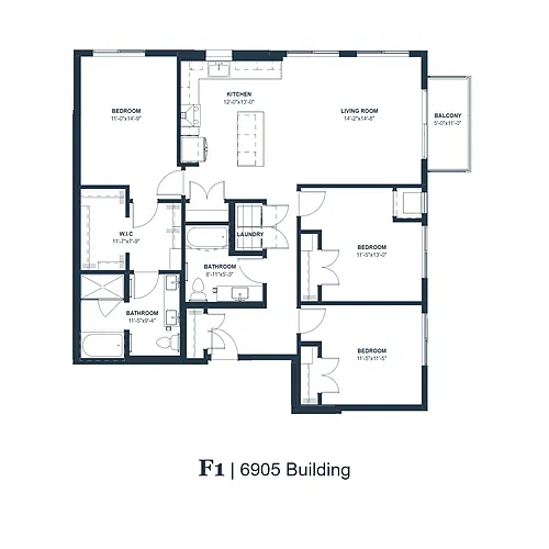 Floor plan F1