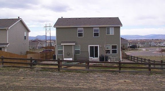 Back view & backs to open space