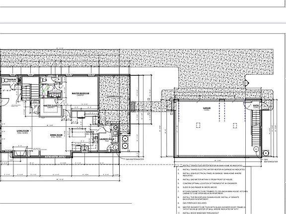 First floor plus garage