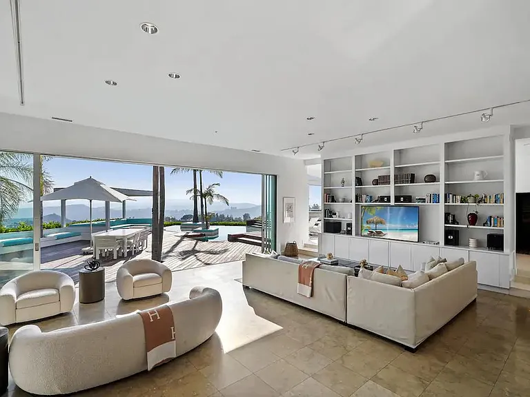 The Living Area treats you to captivating views of the surrounding landscape, making every moment spent here a sight to behold.