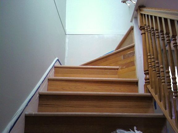 Stairs with Hardwood