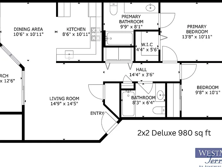2x2 Deluxe l 980 sq ft l Westmall Terrace 2x2 Deluxe l 980 sq ft l Westmall Terrace