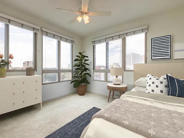 Carpeted Bedroom