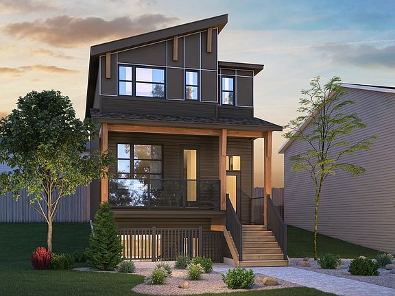 An artist s rendering of the Douglas Rustic Contemporary in Rockland Park by Brookfield Residential.