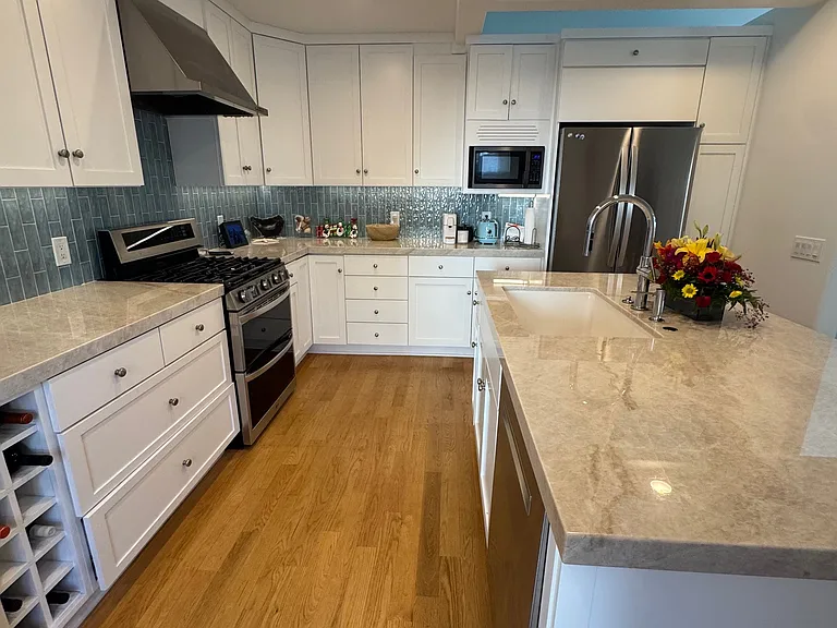 Everything you need for gourmet meal or a quick snack! Inviting gathering place at the hear of this newly remodeled kitchen!