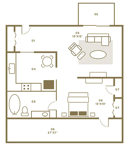 Floor plan The Marsh