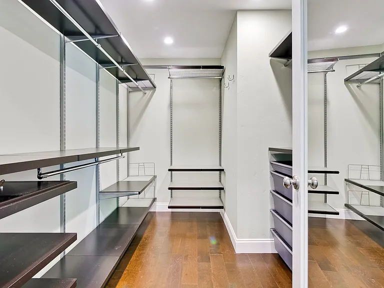 Primary closet