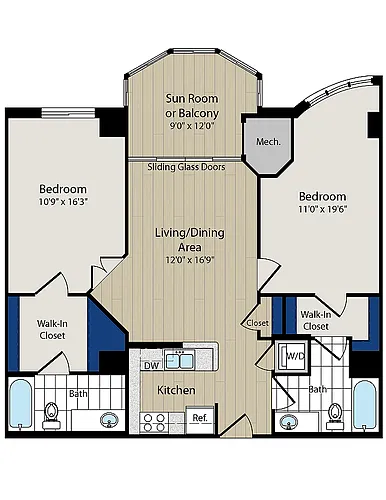 Floor plan Hampton