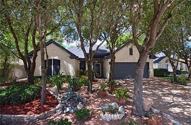 The property has a lot of trees and mature landscaping with minimium grass to maintain in the back area. The property backs up to the Onion Creek Golf Course and offers a great envirionment to enjoy the golf activities or to watch the sunsets.