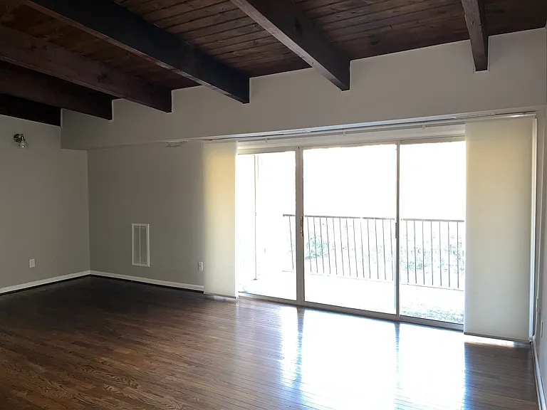 Living room and balcony