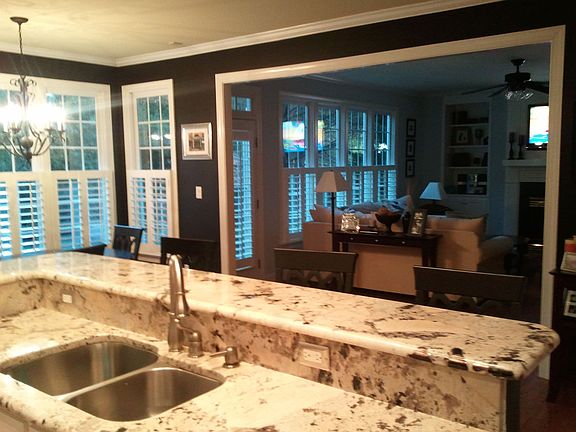 kitchen open to family room