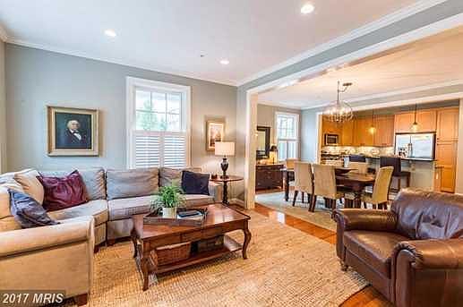 kitchen, dining room and living room