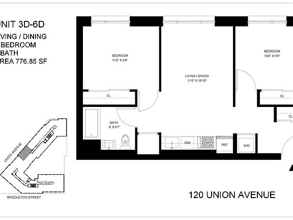 2nd image of 150 Union Ave APT 3D