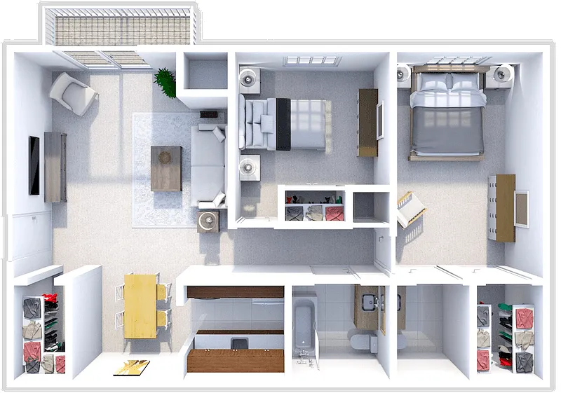Floor plan The Hampton