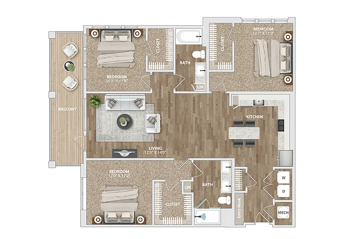 Floor plan C2B