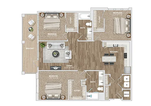 Floor plan C2B