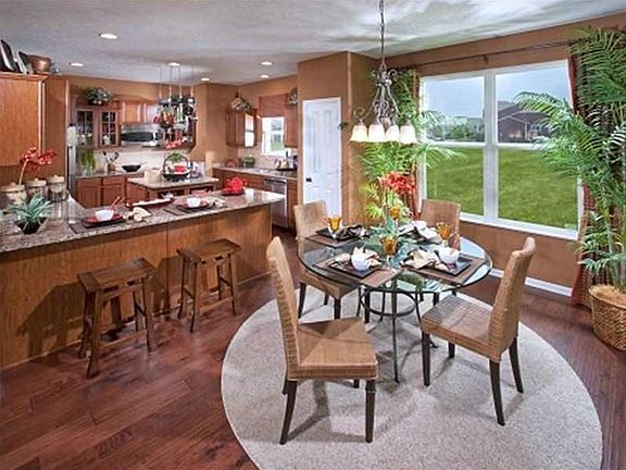 This photo is a model home photo or artist rendering due to