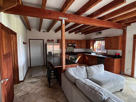 living room and kitchen