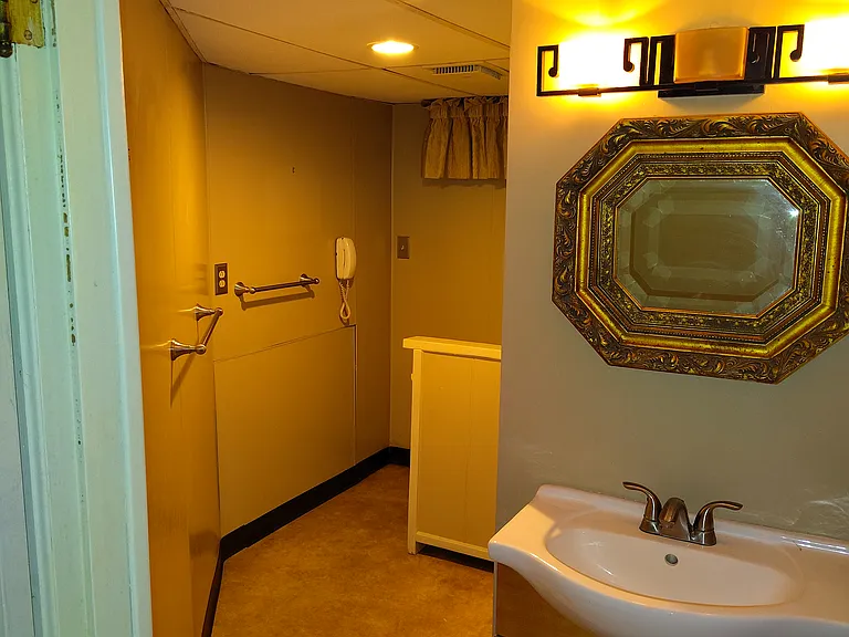 Basement bathroom