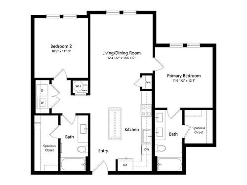 Floor plan B1B