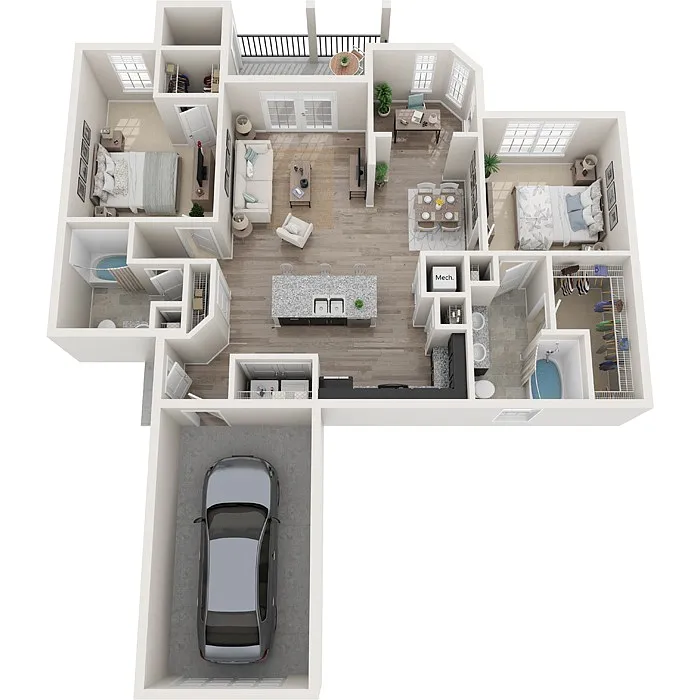 Floor plan Falcon with Garage
