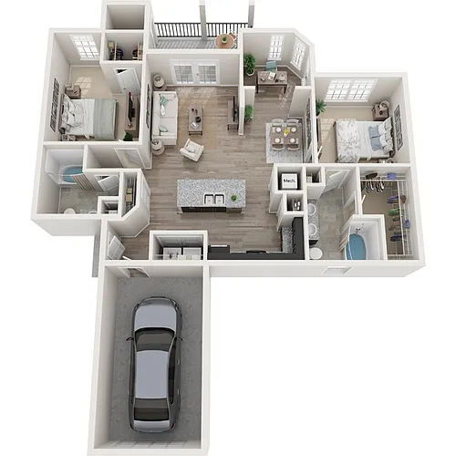 Floor plan Falcon with Garage