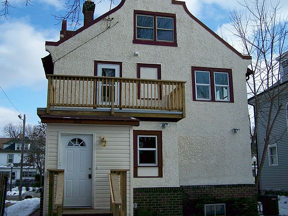 View from the rear alley