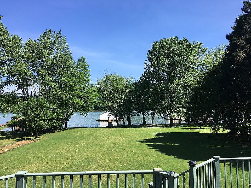 View from deck to boathouse
