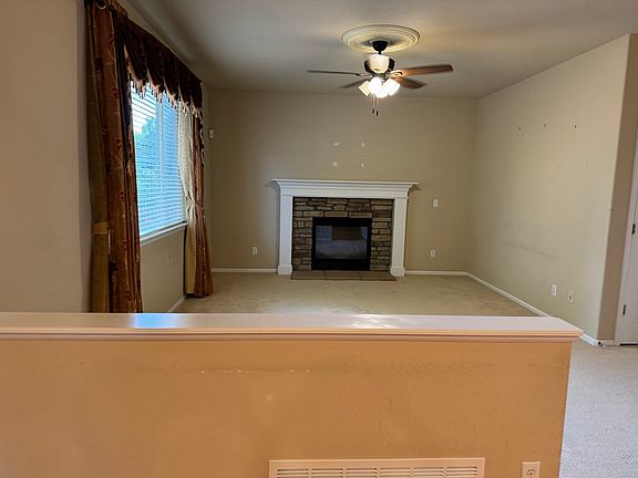 View of family room from kitchen