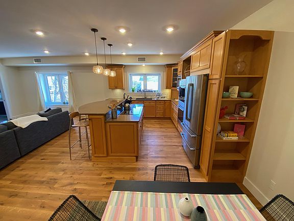 View from dining area