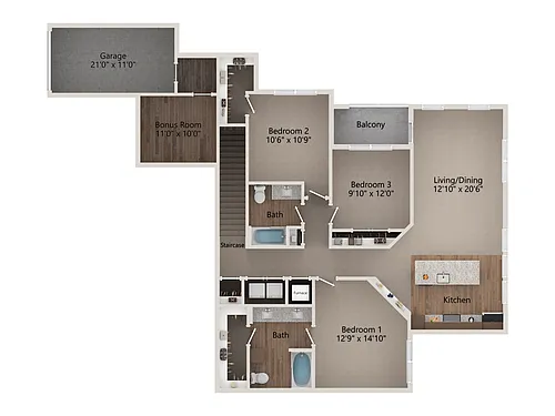 Floor plan C2-G