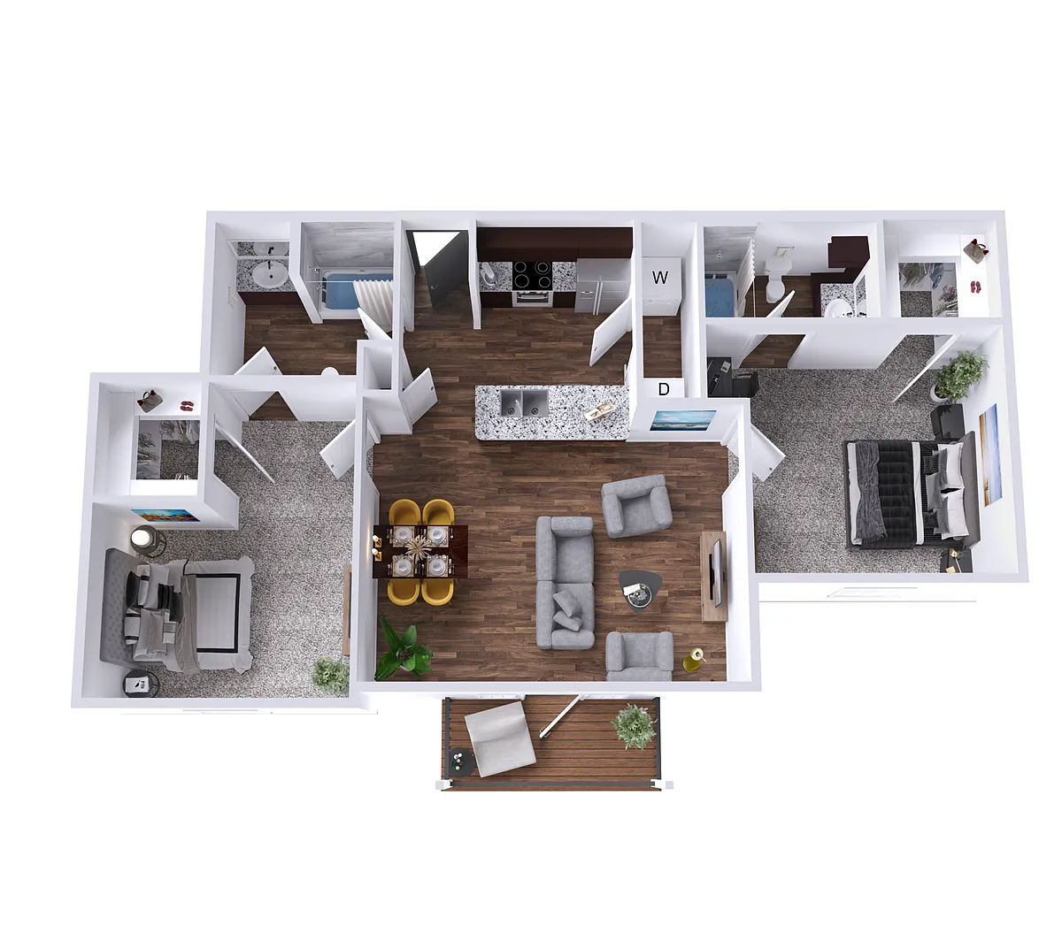 Floor plan B4 The Lavender