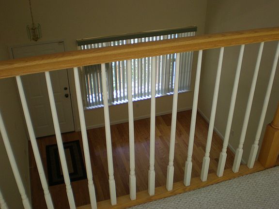 Loft looking down livingroom