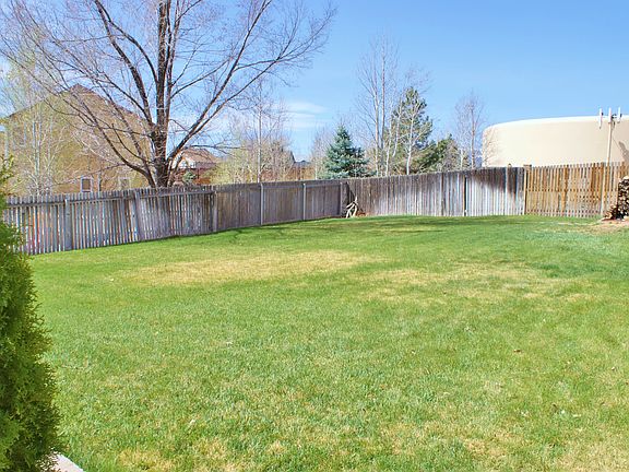Huge backyard with fence