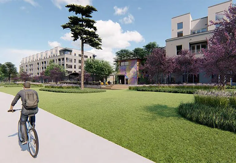 The Beltline at Boulevard and future Light Rail Corridor