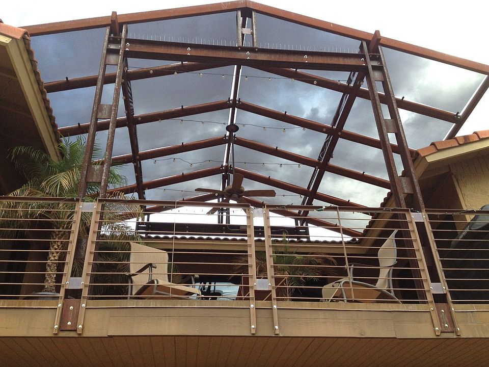 Steel Cover over deck