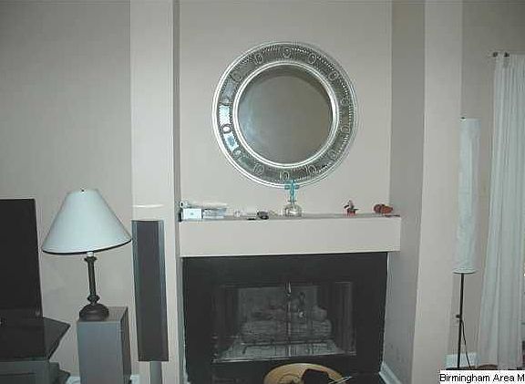 New stone tile in this updatd kitchen.  All appliances remain!