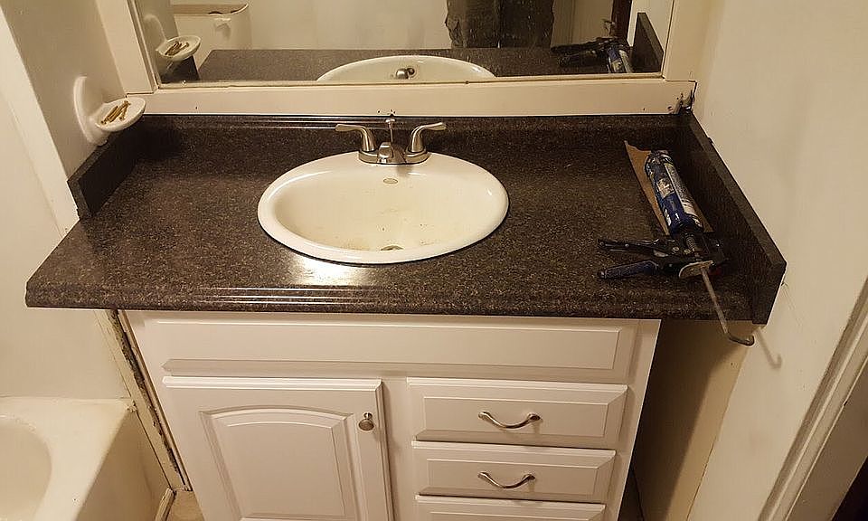 Brick main bath
