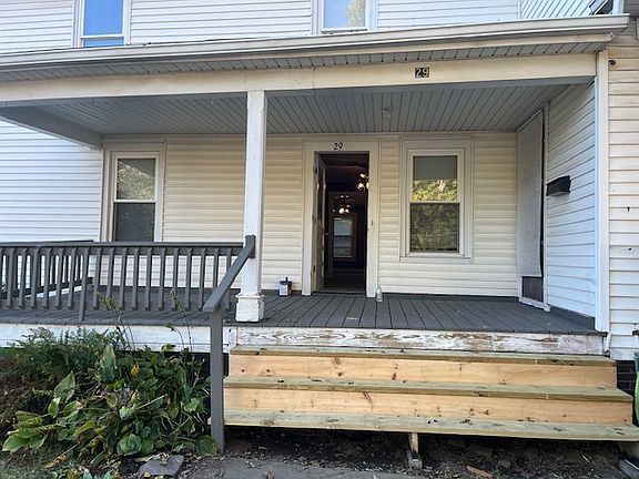 Front porch (Stairs just got rebuilt, they'll be painted soon)