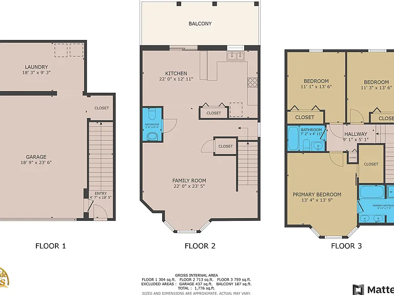3 Bed / 2.5 Bath Townhome 3 Bed / 2.5 Bath Townhome