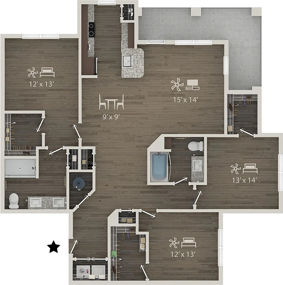 Floor plan Aurora
