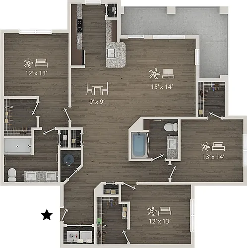 Floor plan Aurora