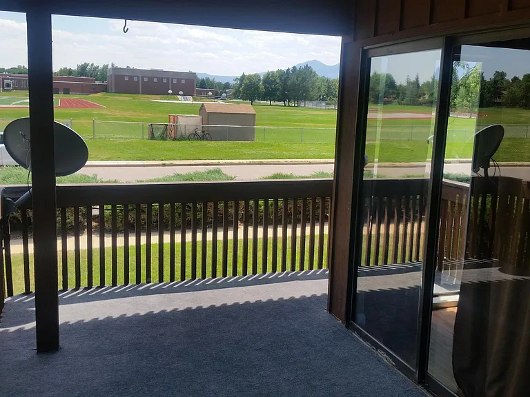 South & East facing deck