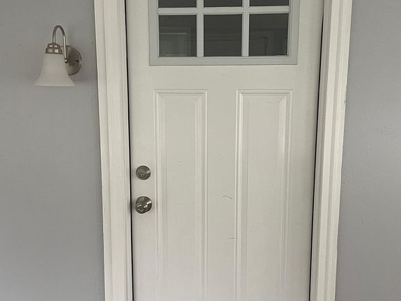 entry door into house off porch
